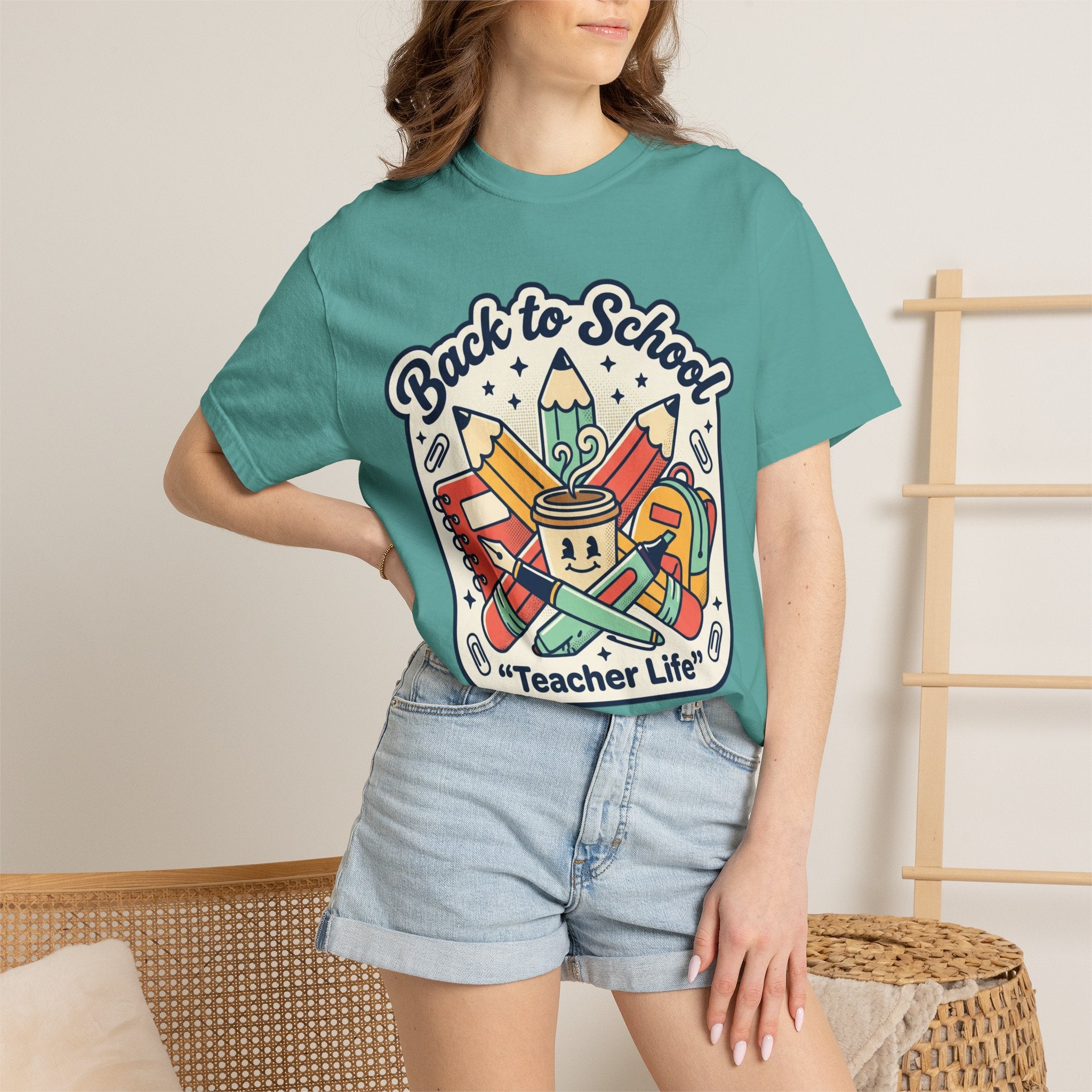 Teacher Life T-Shirt — Back to School Classroom Tee