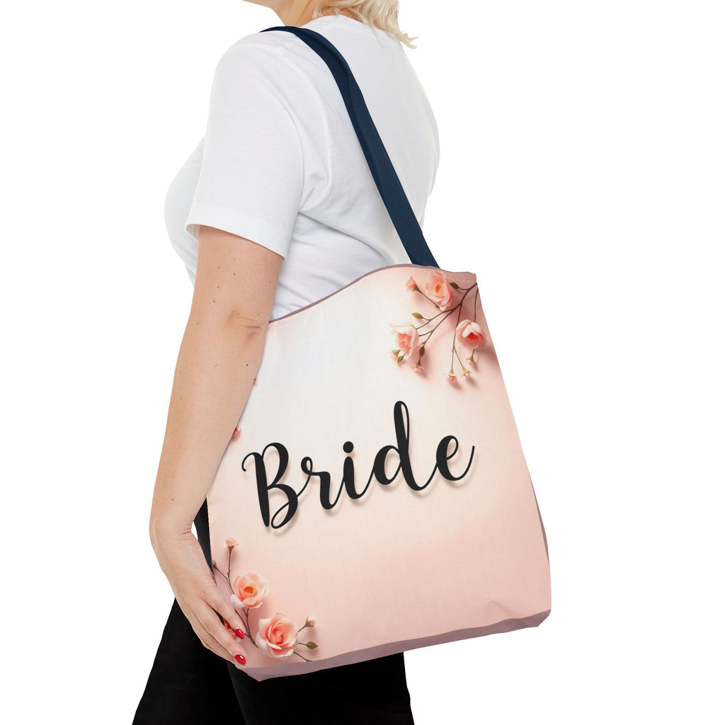 Bride Floral Tote Bag – Pink Bridal Shower & Bachelorette Gift