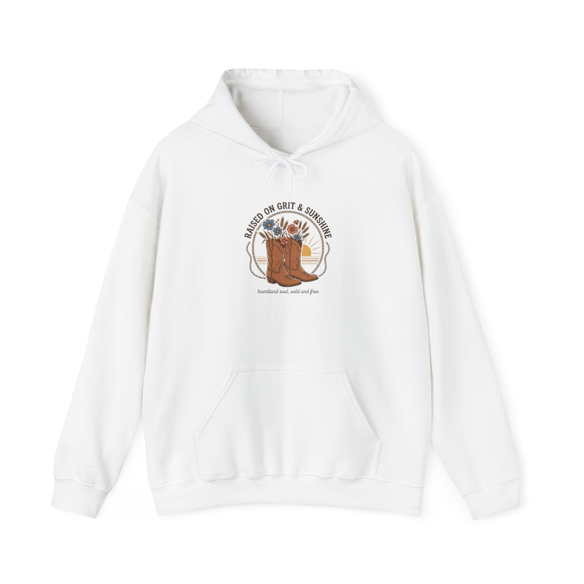 Cowgirl Boots Floral Graphic Hoodie | western, rustic