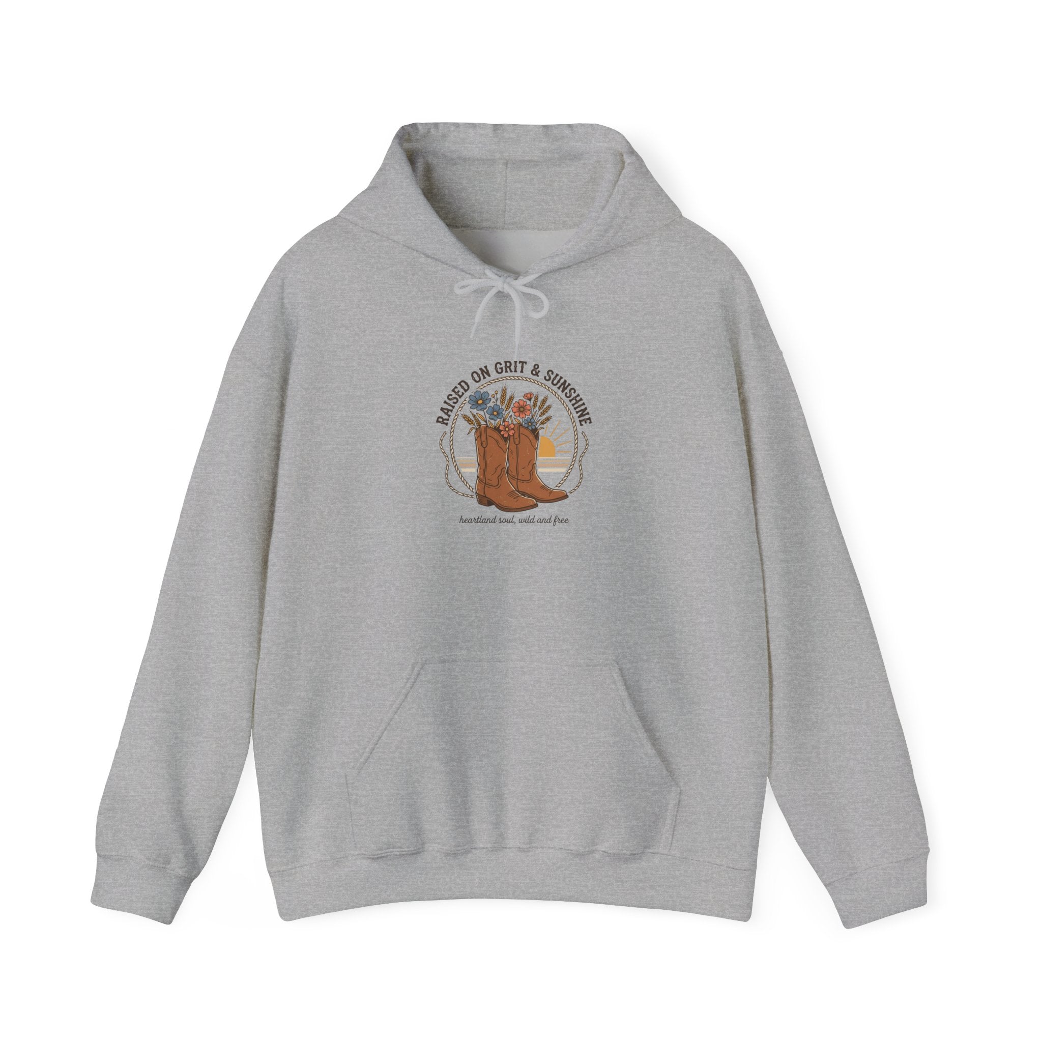 Cowgirl Boots Floral Graphic Hoodie | western, rustic