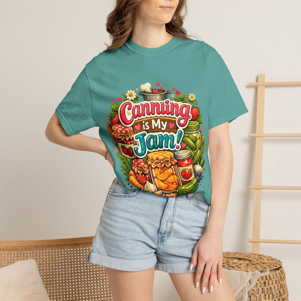 Canning Is My Jam T-Shirt — Retro Mason Jar Canning Shirt for Preservers & Gardeners