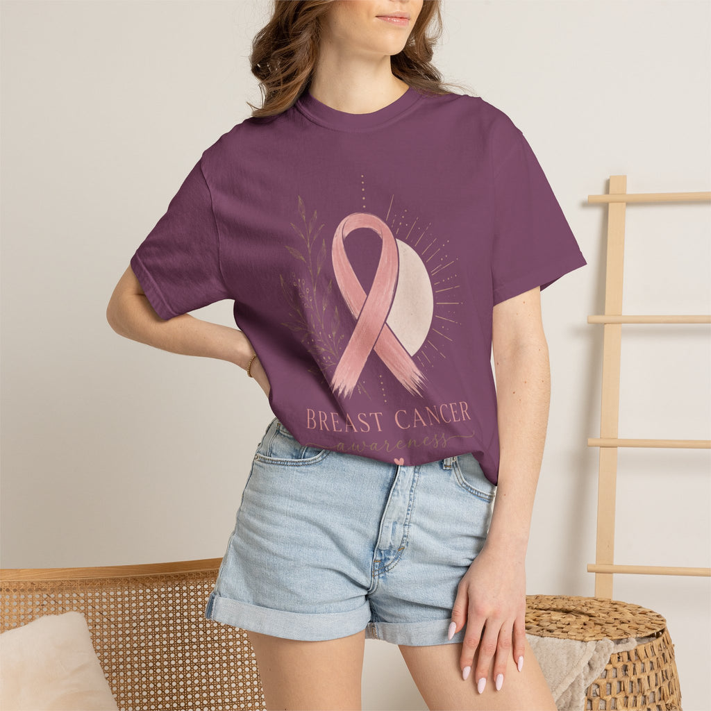 Breast Cancer Awareness T-Shirt — Pink Ribbon Support Tee