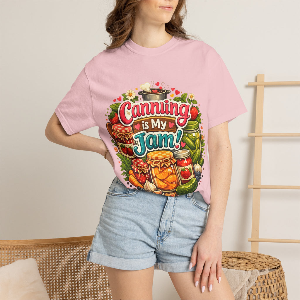 Canning Is My Jam T-Shirt — Retro Mason Jar Canning Shirt for Preservers & Gardeners