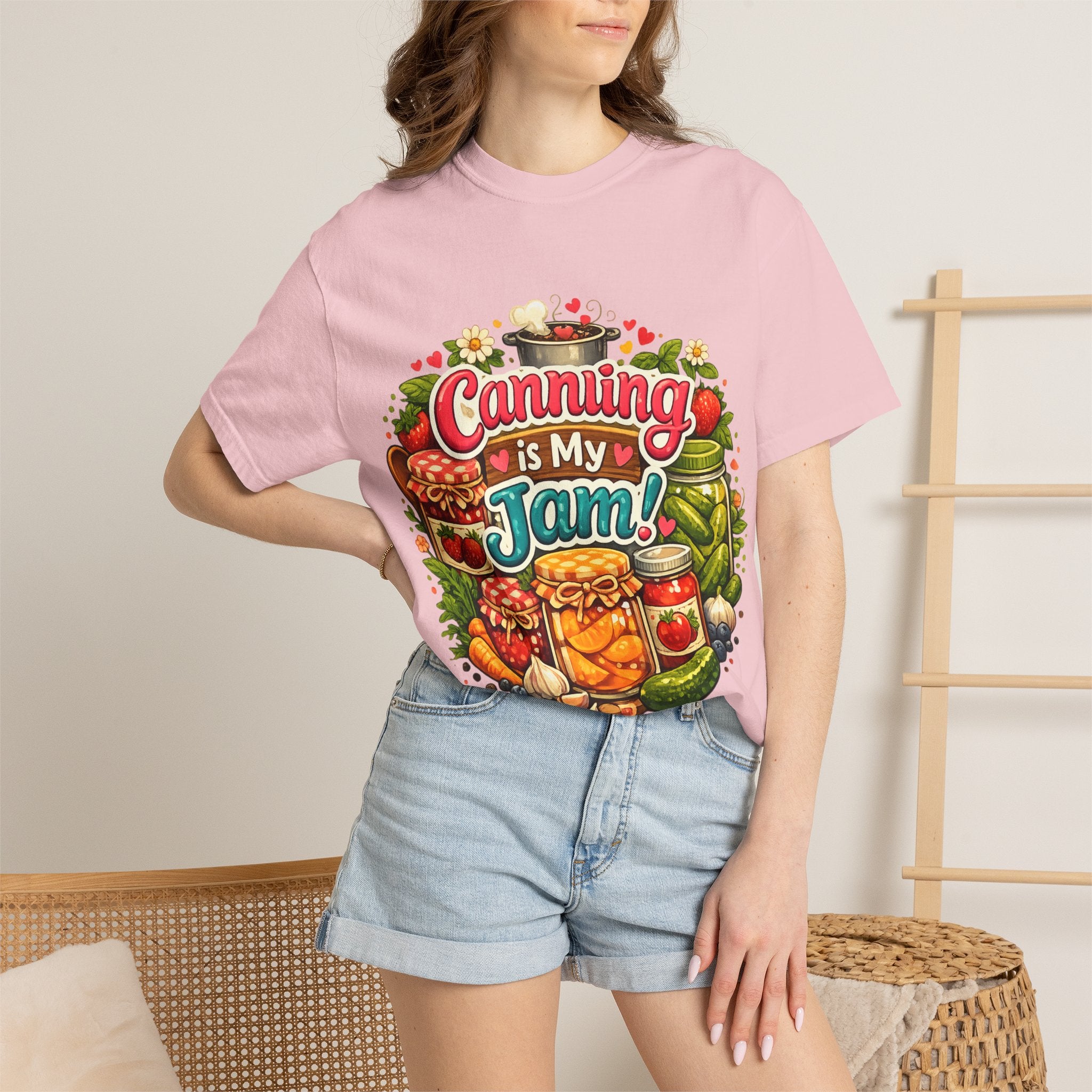 Canning Is My Jam T-Shirt — Retro Mason Jar Canning Shirt for Preservers & Gardeners