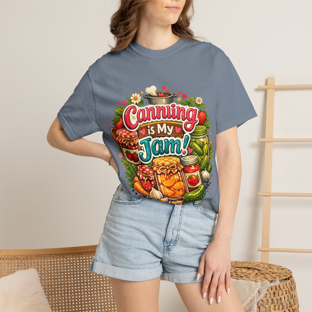 Canning Is My Jam T-Shirt — Retro Mason Jar Canning Shirt for Preservers & Gardeners