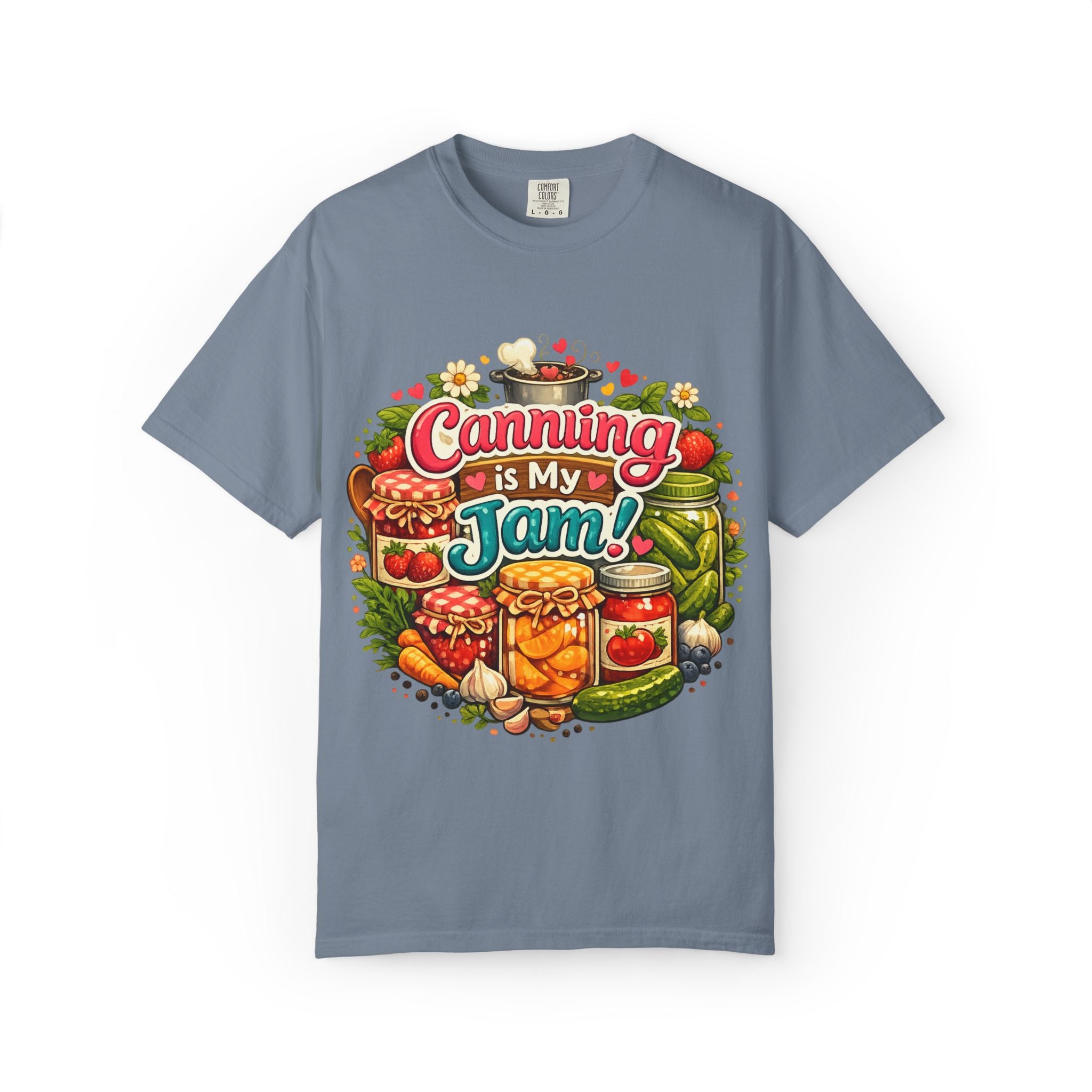 Canning Is My Jam T-Shirt — Retro Mason Jar Canning Shirt for Preservers & Gardeners