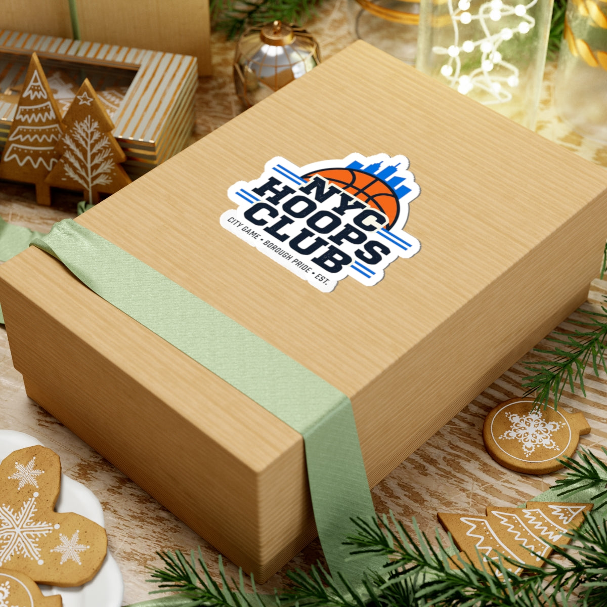 NYC Hoops Club Varsity Basketball Sticker | city basketball, collegiate