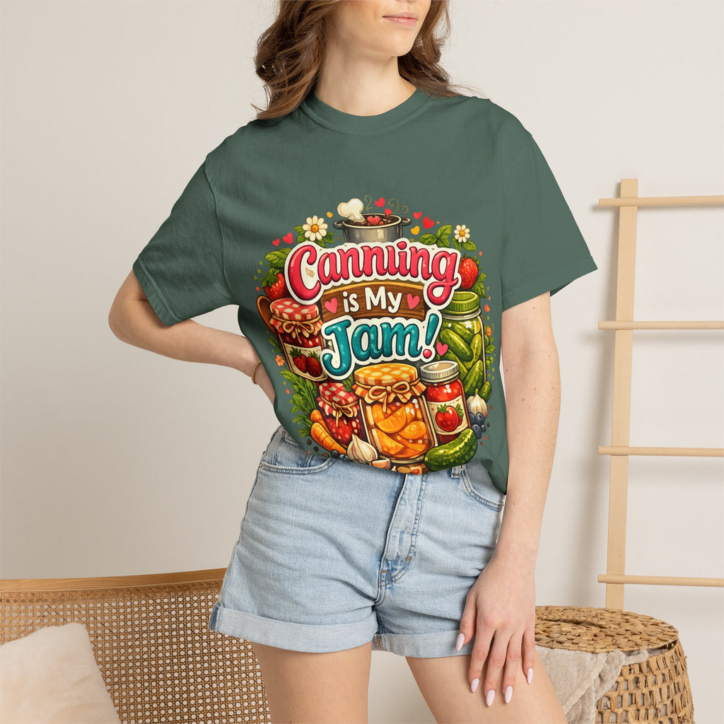 Canning Is My Jam T-Shirt — Retro Mason Jar Canning Shirt for Preservers & Gardeners
