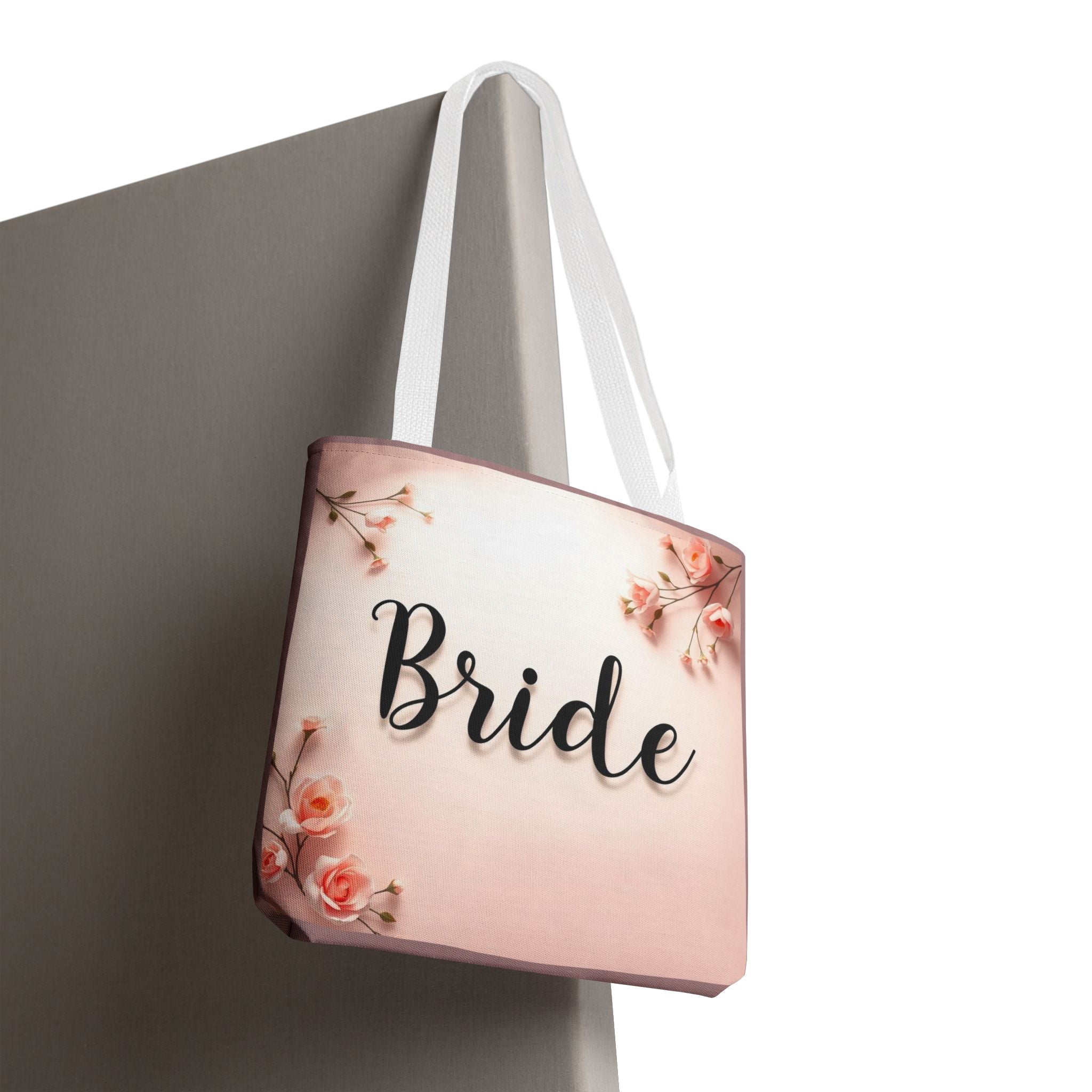 Bride Floral Tote Bag – Pink Bridal Shower & Bachelorette Gift