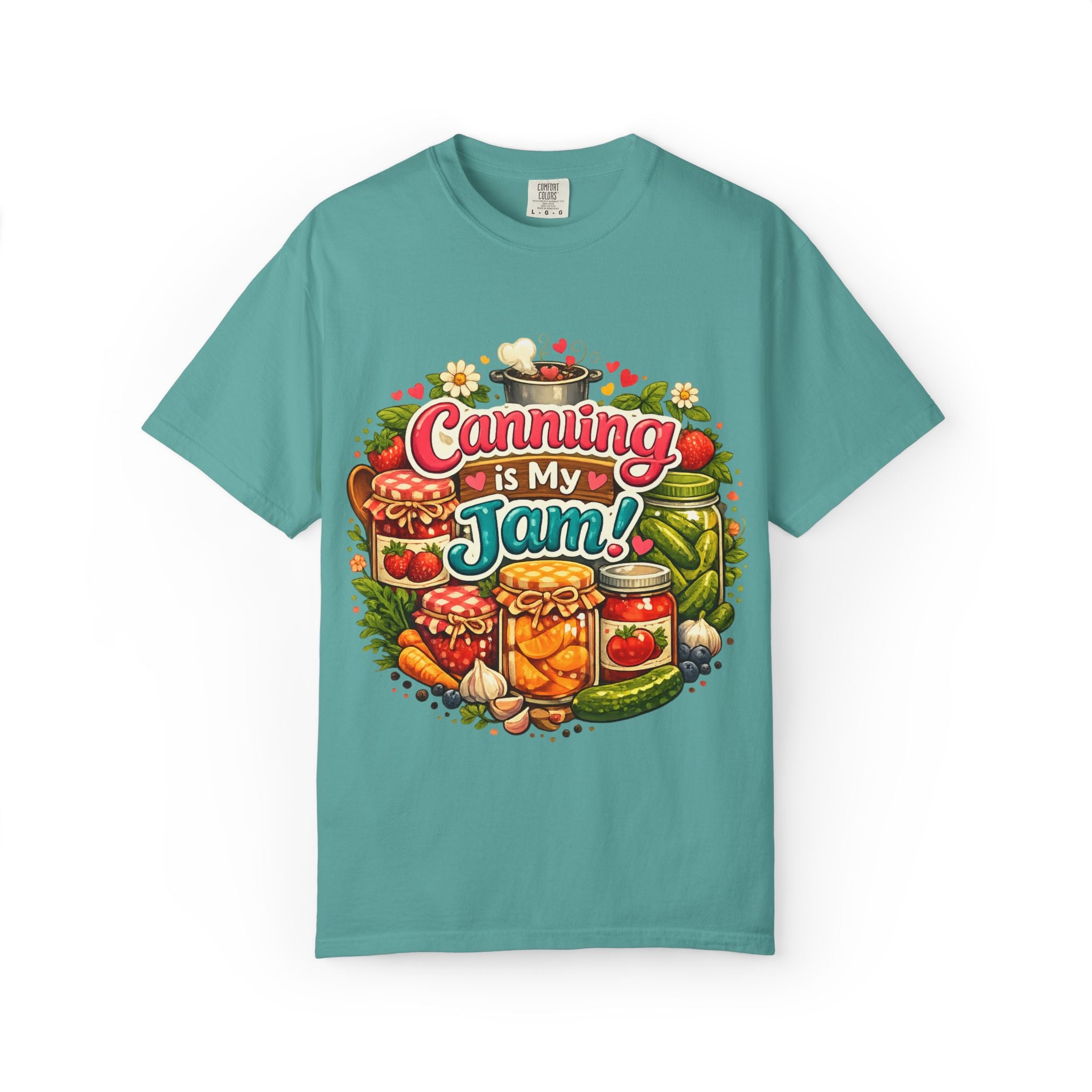 Canning Is My Jam T-Shirt — Retro Mason Jar Canning Shirt for Preservers & Gardeners