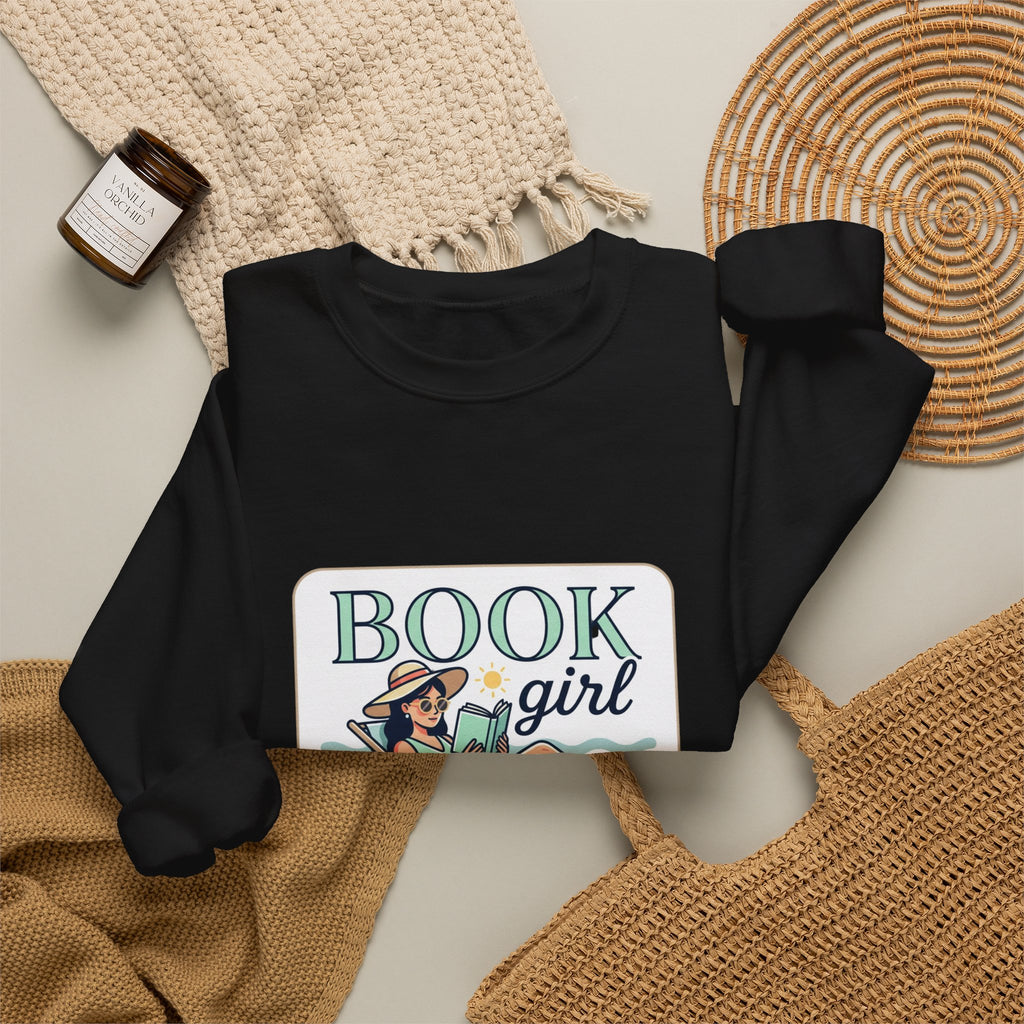 Book Girl Summer Crewneck Sweatshirt | BookTok, Reading Aesthetic