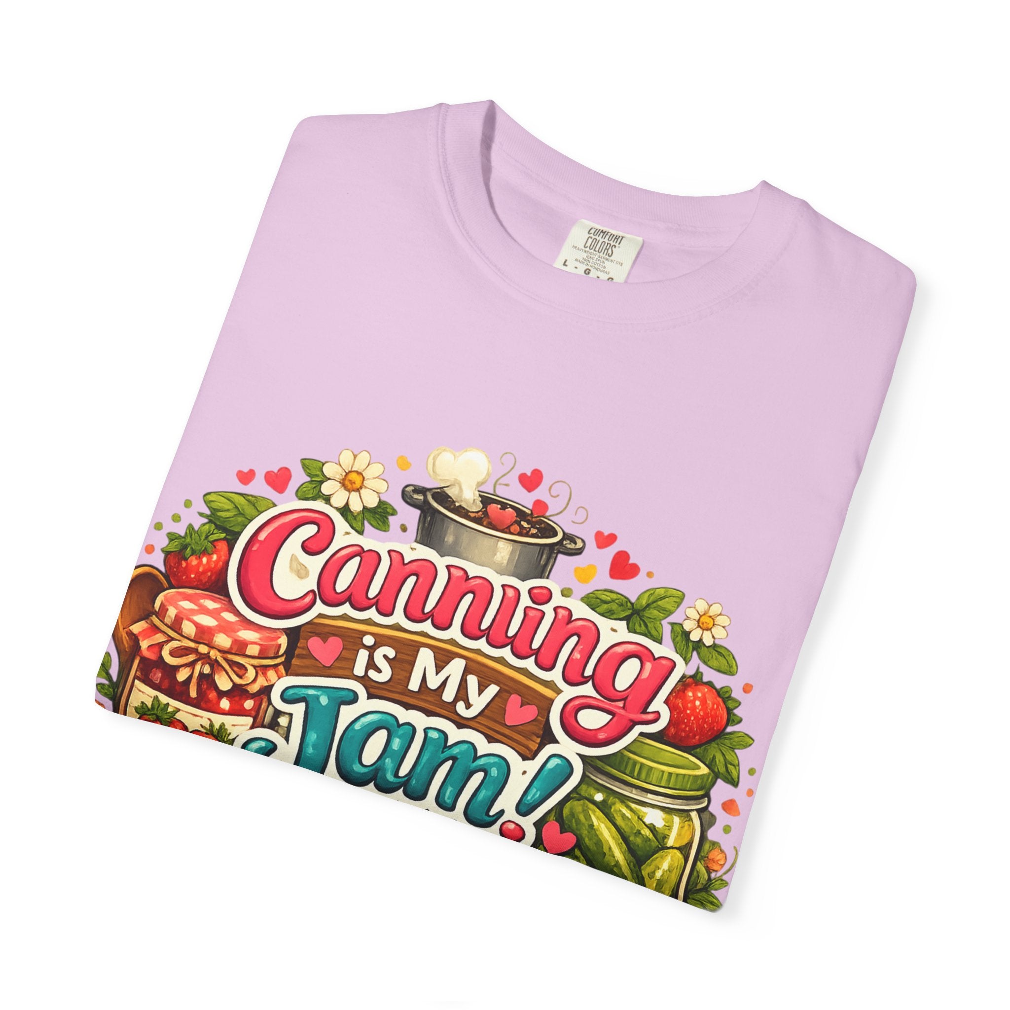 Canning Is My Jam T-Shirt — Retro Mason Jar Canning Shirt for Preservers & Gardeners