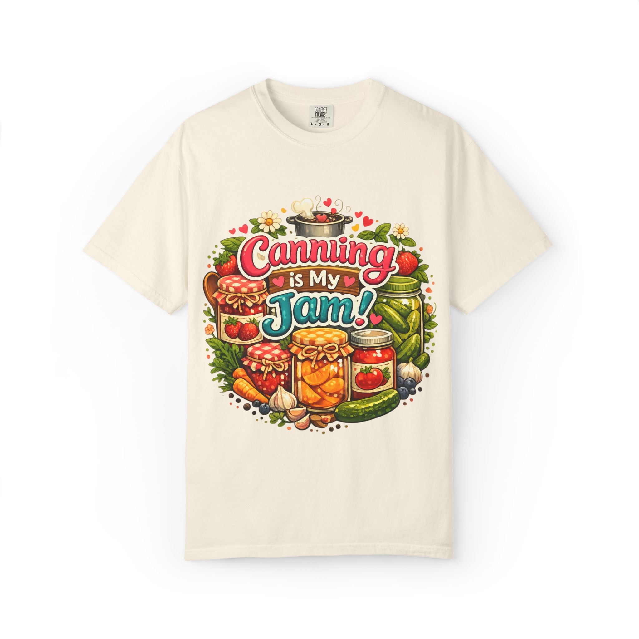 Canning Is My Jam T-Shirt — Retro Mason Jar Canning Shirt for Preservers & Gardeners