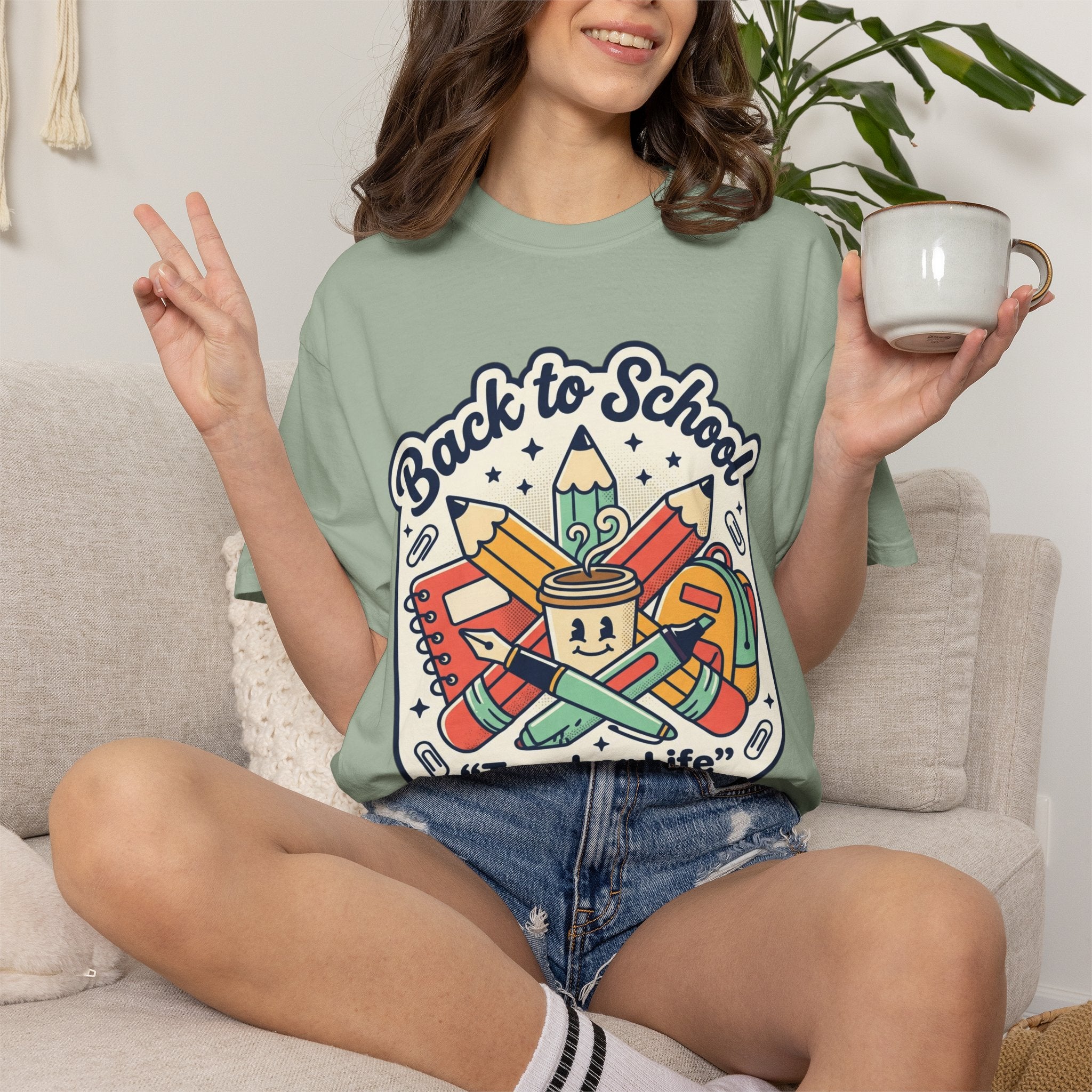Teacher Life T-Shirt — Back to School Classroom Tee