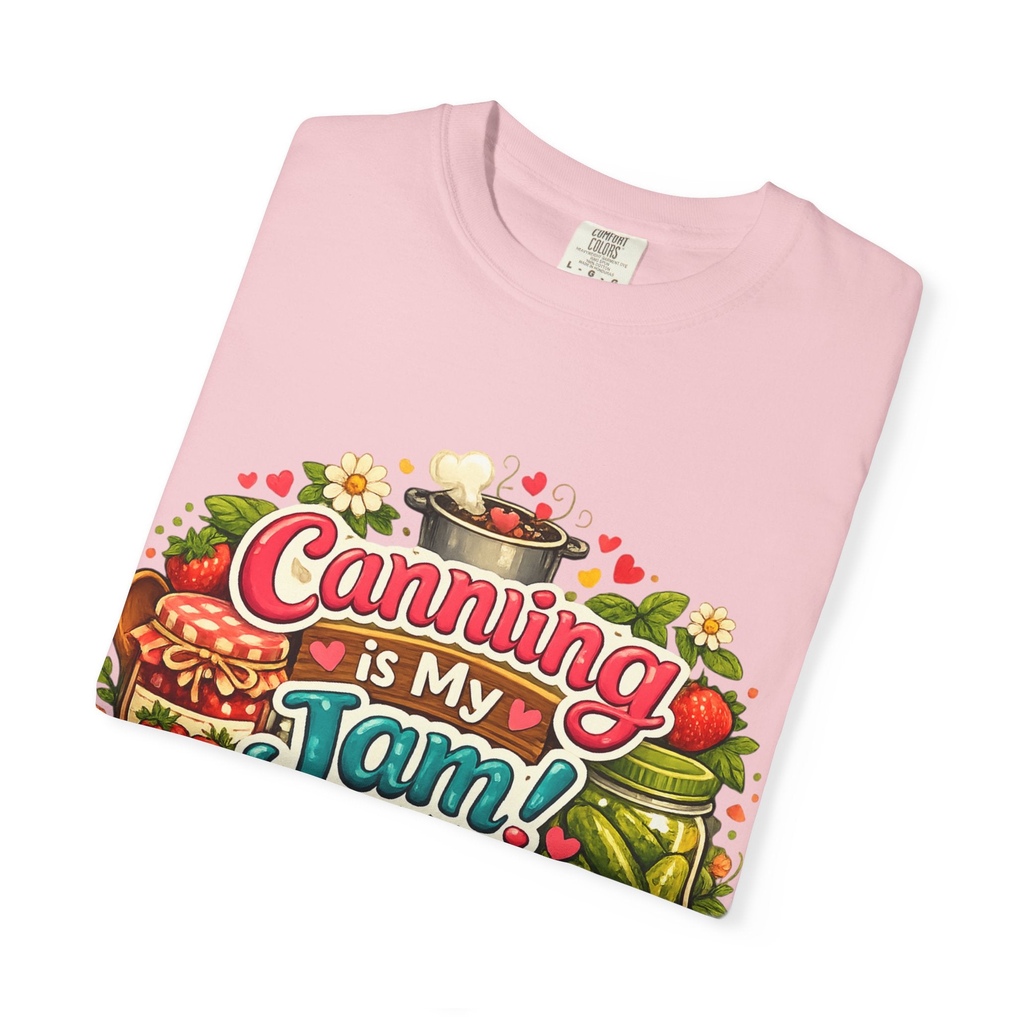 Canning Is My Jam T-Shirt — Retro Mason Jar Canning Shirt for Preservers & Gardeners