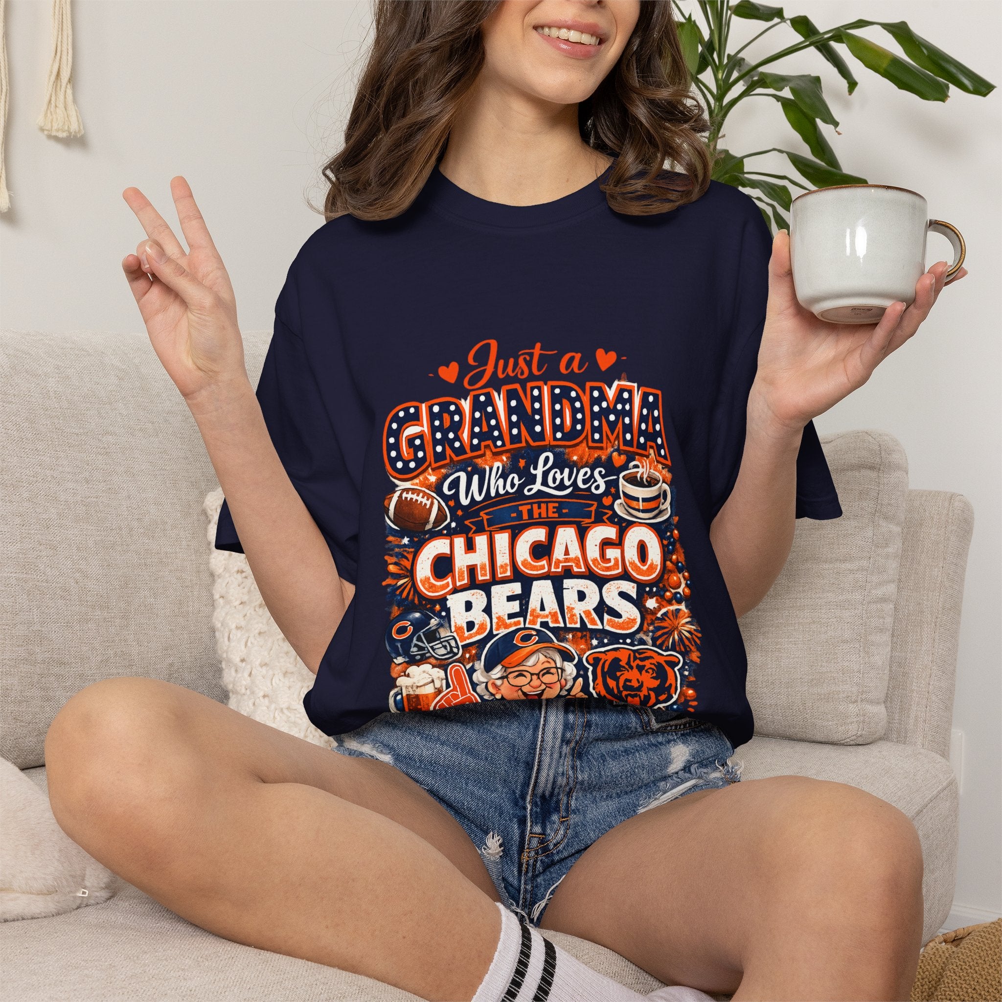 Grandma Who Loves the Chicago Bears T-Shirt