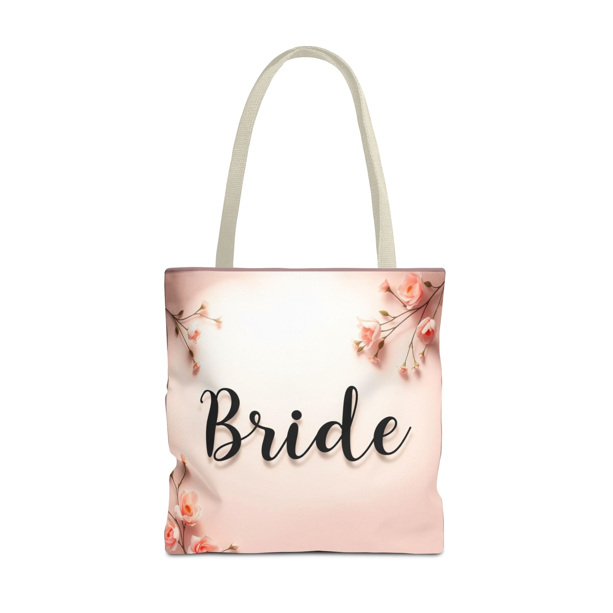 Bride Floral Tote Bag – Pink Bridal Shower & Bachelorette Gift