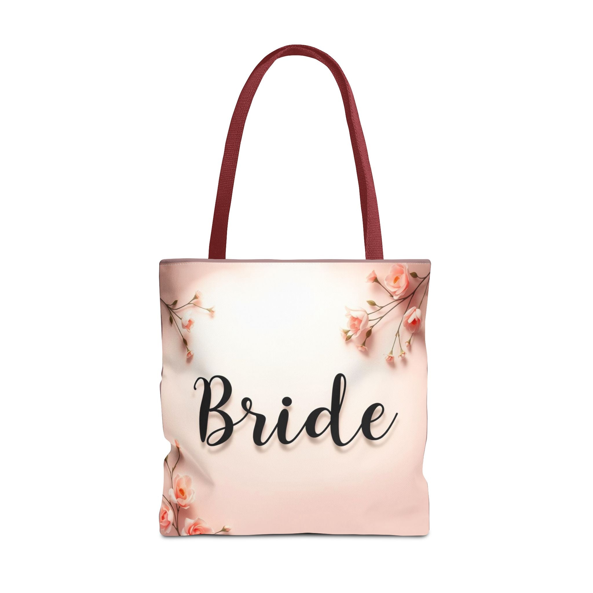 Bride Floral Tote Bag – Pink Bridal Shower & Bachelorette Gift