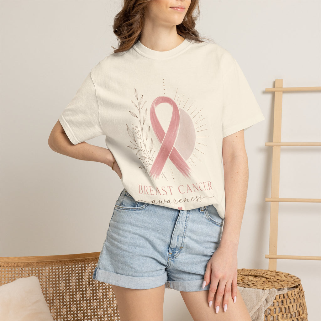 Breast Cancer Awareness T-Shirt — Pink Ribbon Support Tee