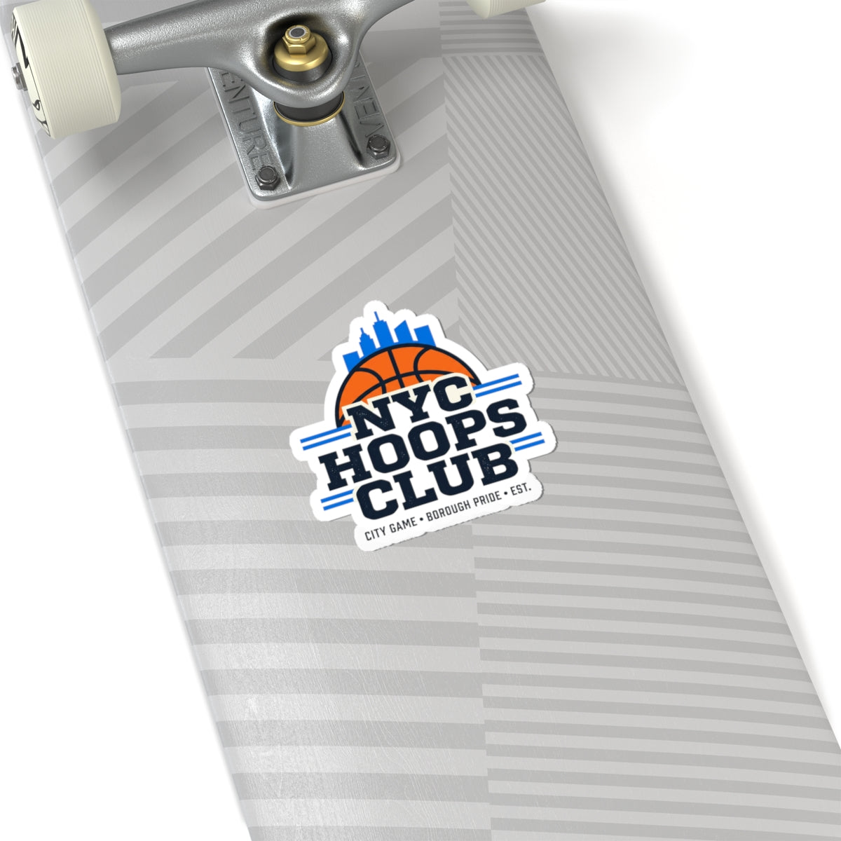 NYC Hoops Club Varsity Basketball Sticker | city basketball, collegiate