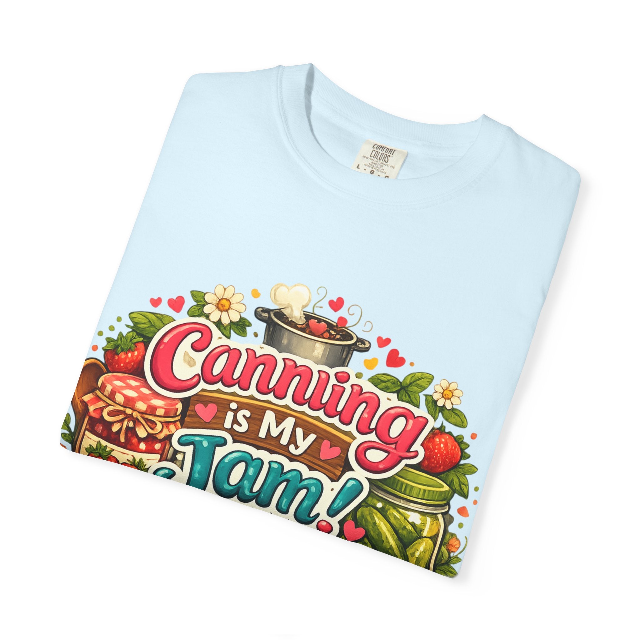 Canning Is My Jam T-Shirt — Retro Mason Jar Canning Shirt for Preservers & Gardeners