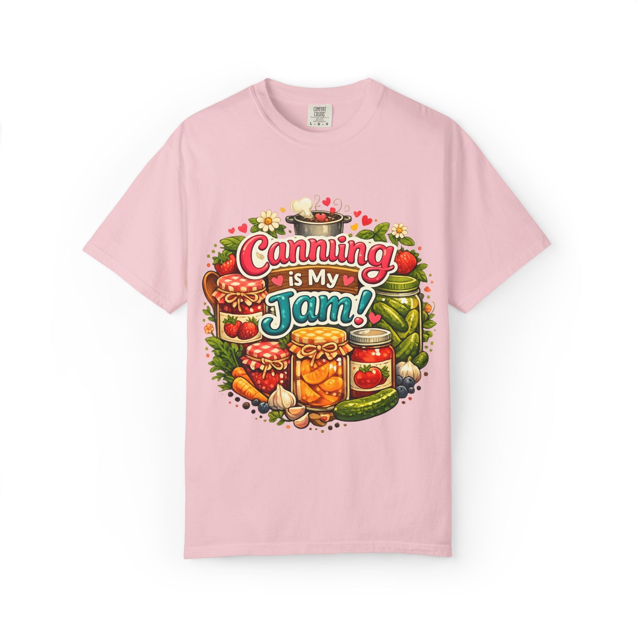 Canning Is My Jam T-Shirt — Retro Mason Jar Canning Shirt for Preservers & Gardeners