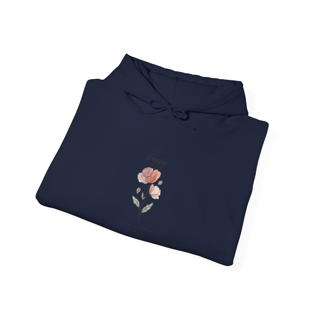 Birth Month Flower Hoodie | Personalized Botanical Watercolor, Custom Name