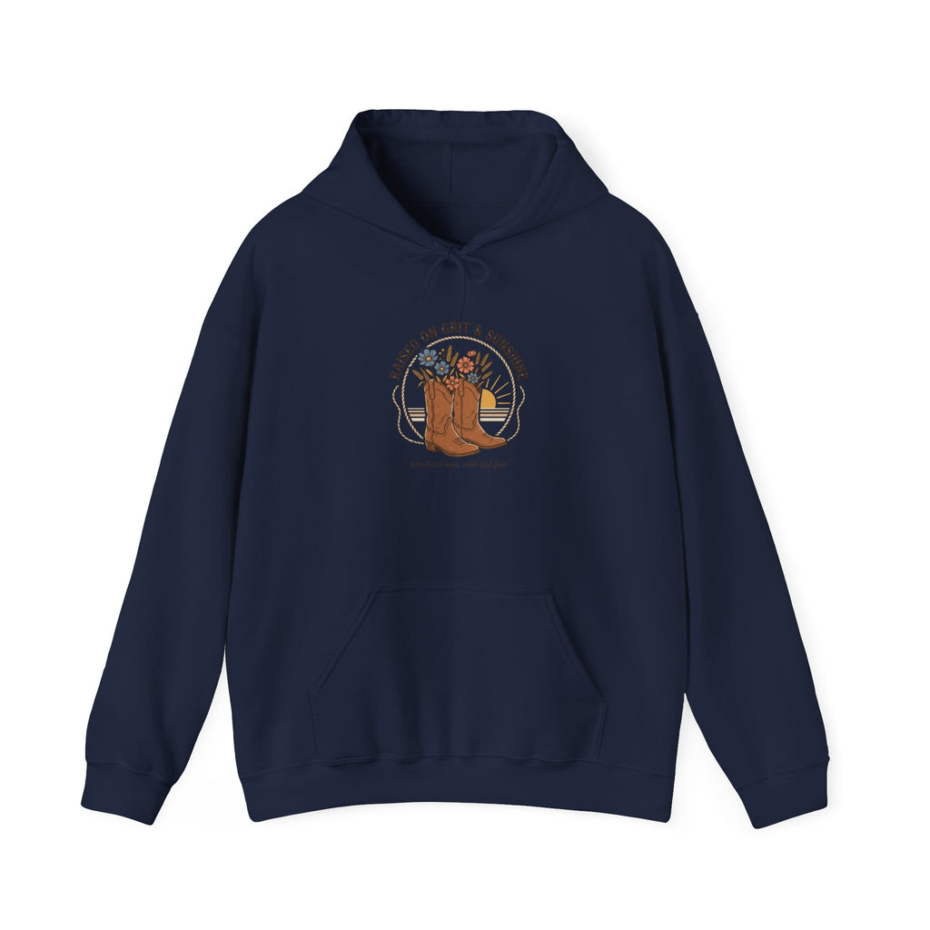 Cowgirl Boots Floral Graphic Hoodie | western, rustic